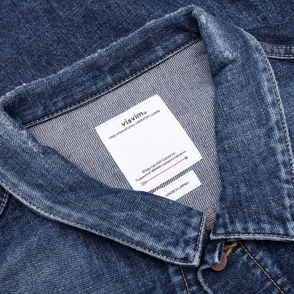 101XX S/S Damaged Jacket - Indigo - Image 3