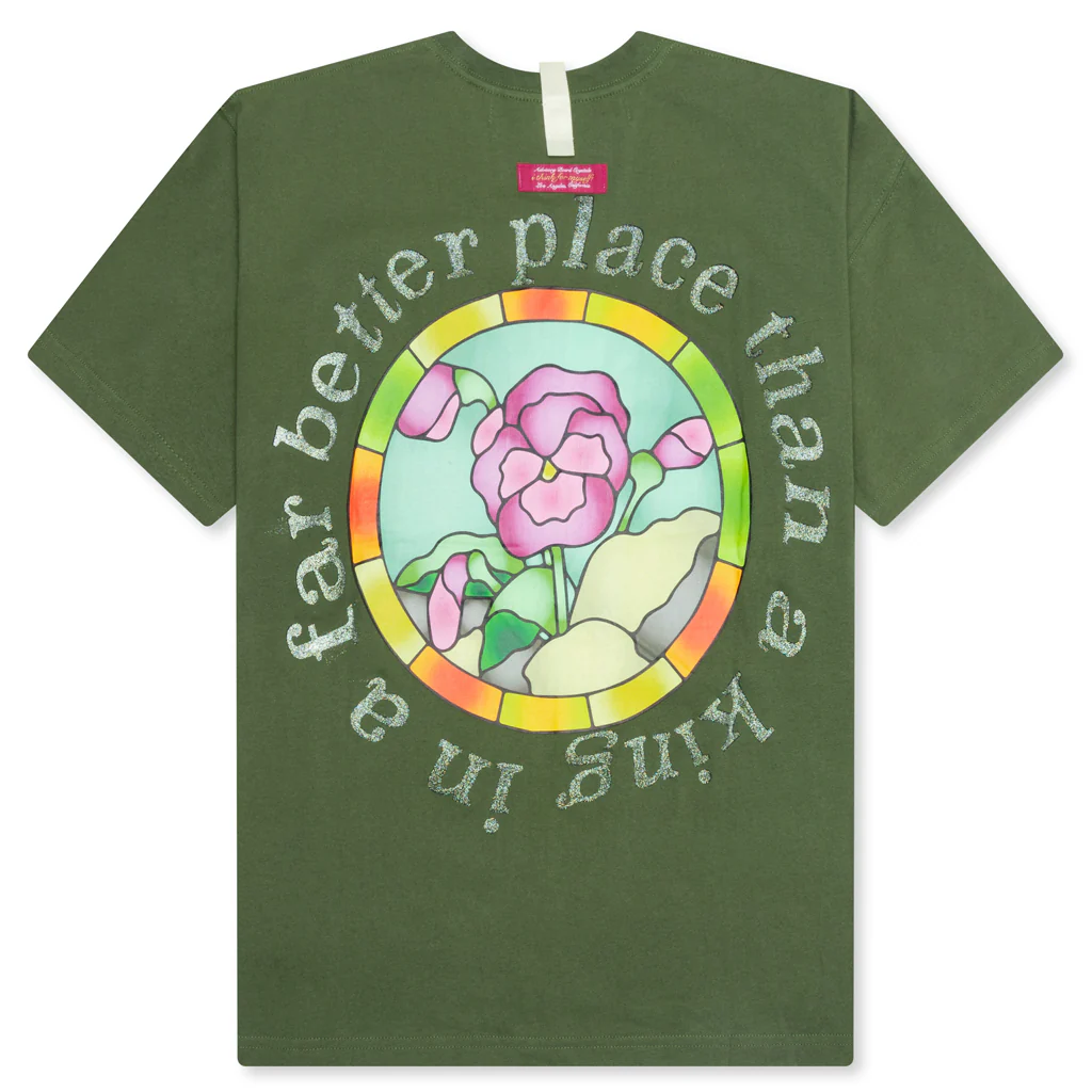 Voltaire S/S T-Shirt - Bronze/Green - Image 2