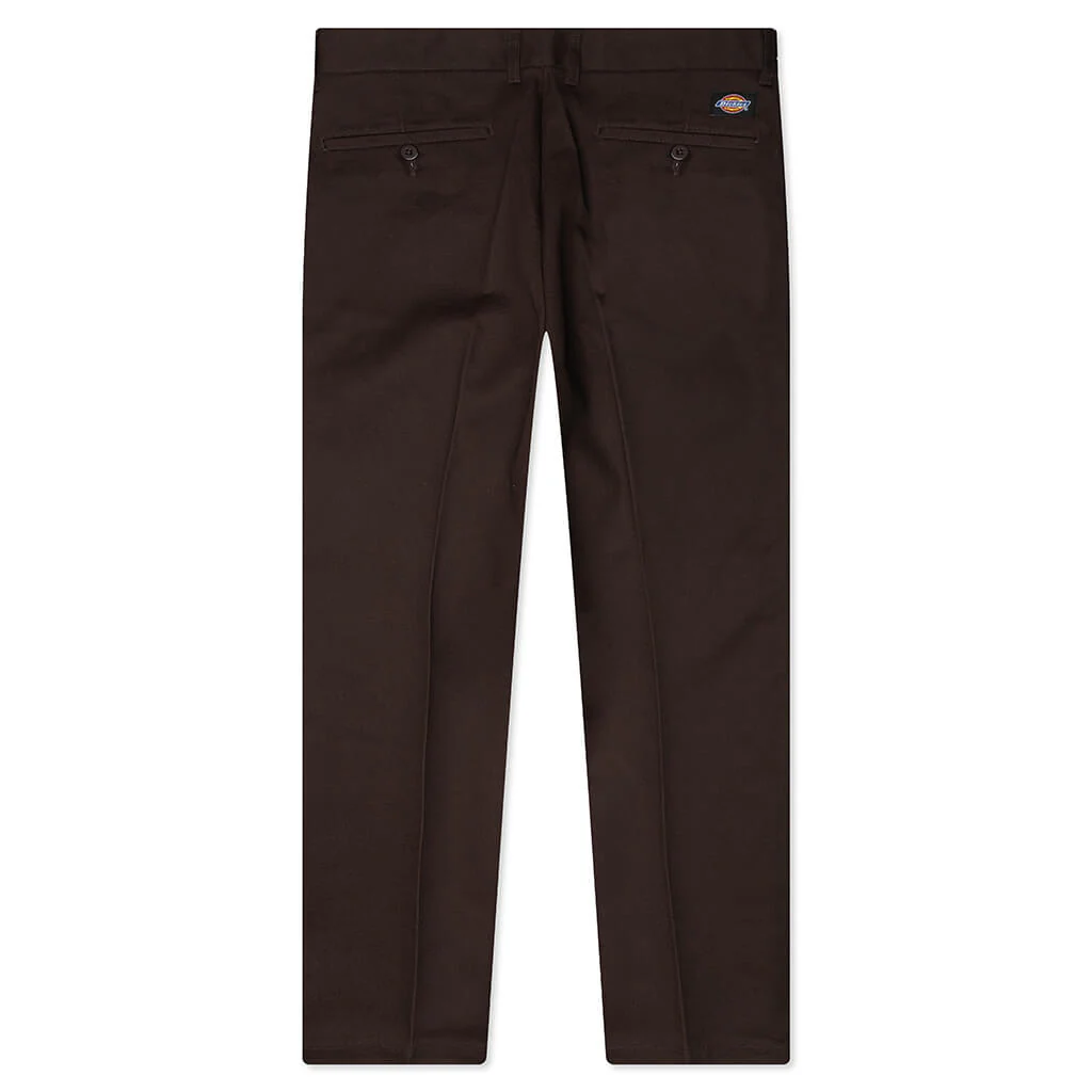 Dickies Pleated Trousers - Brown - Image 2