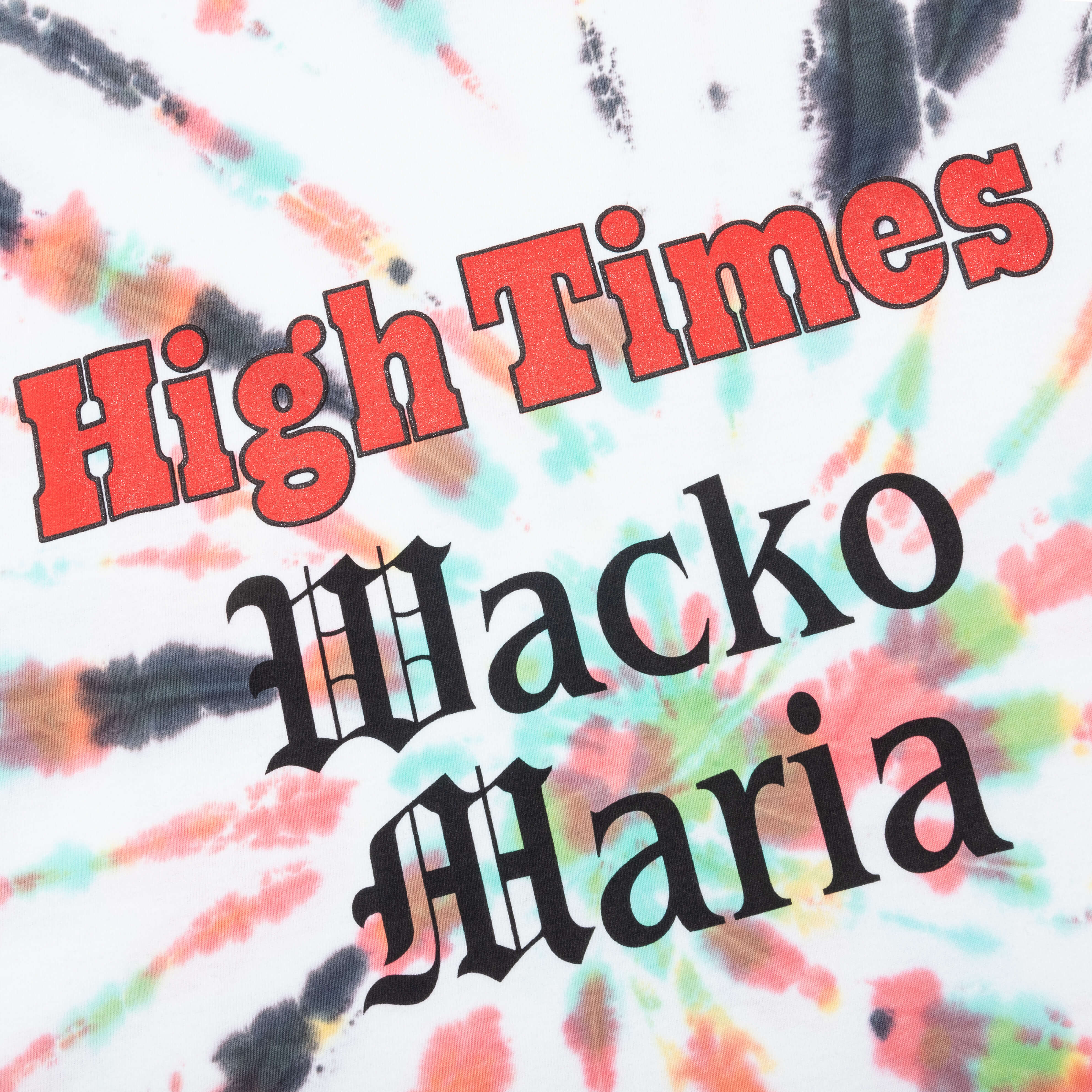 High Times Tie Dye Crewneck T-Shirt Type-2 - Multi - Image 4