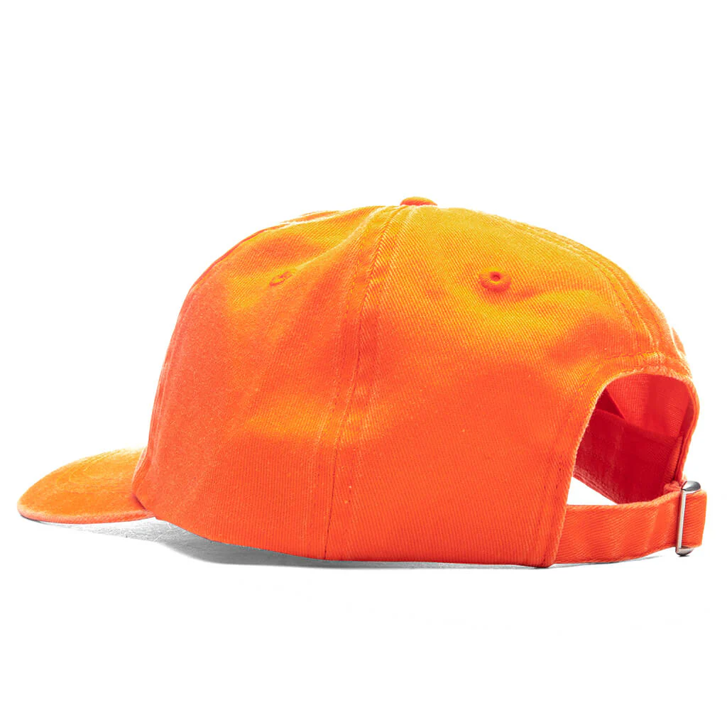 Washed Basic Low Pro Cap - Flo Orange - Image 4
