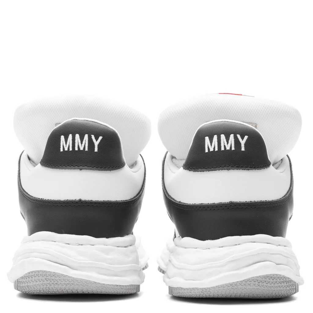 Wayne Low Top Sneakers - Black/White - Image 4