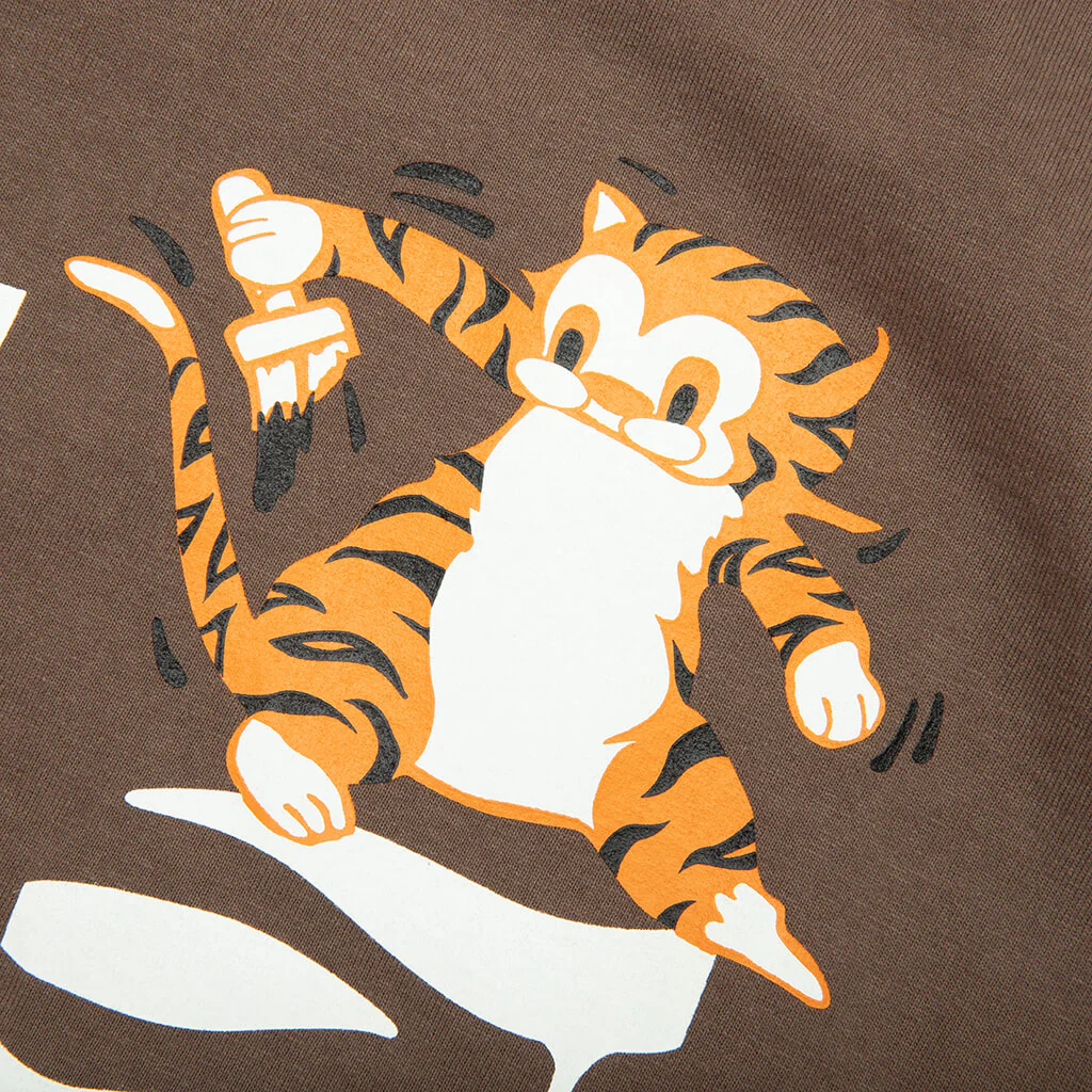 White Tiger Tee - Brown - Image 4