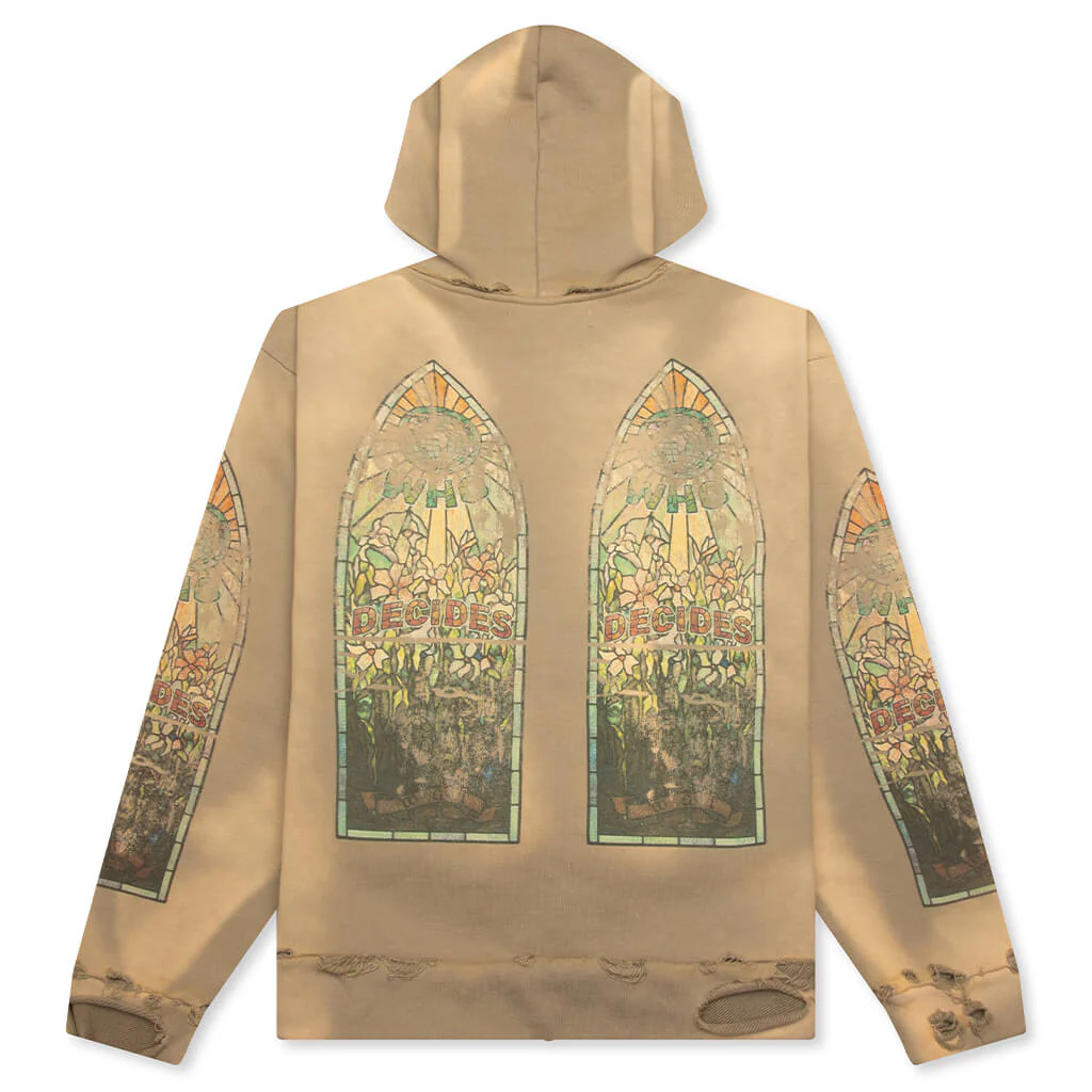 Faded Zip Up - Vintage Grey - Image 2