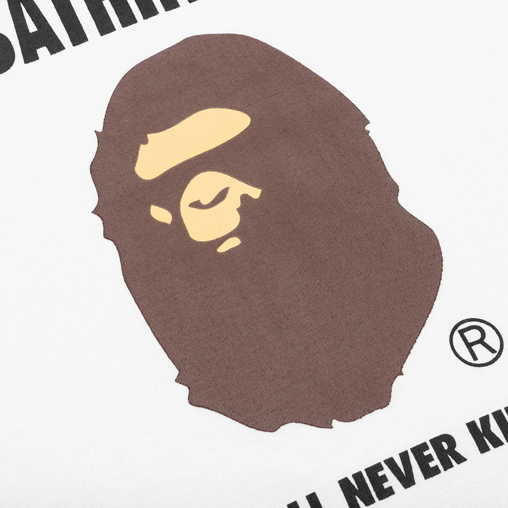 Kids Ape Head Tee - White - Image 3