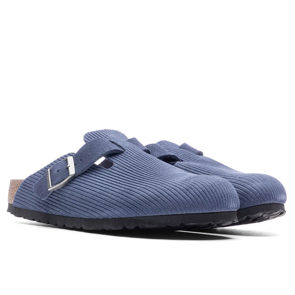 Wide Boston Suede Embossed - Indigo Blue - Image 2