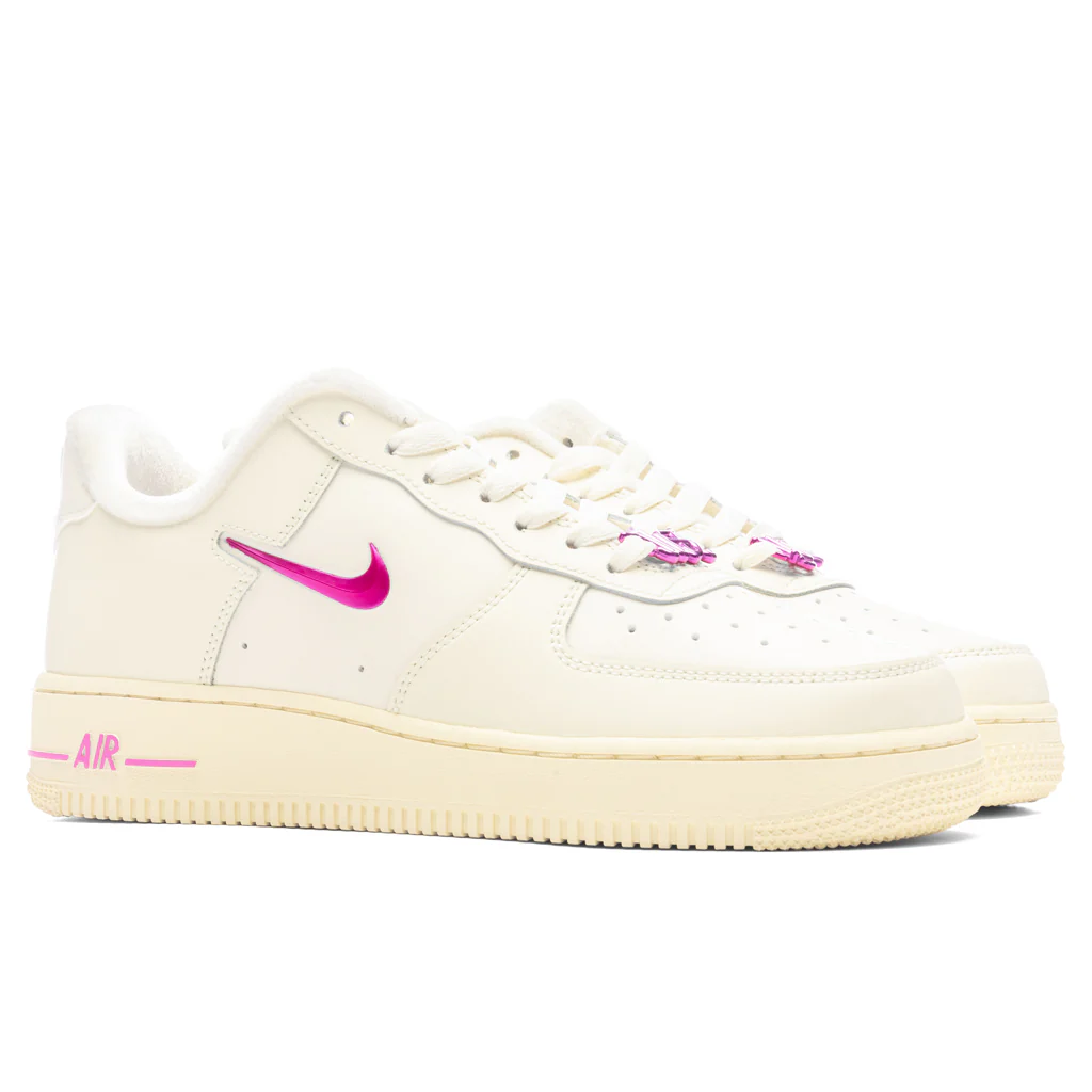 Women's Air Force 1 '07 SE - Coconut Milk/Playful Pink/Alabaster - Image 2