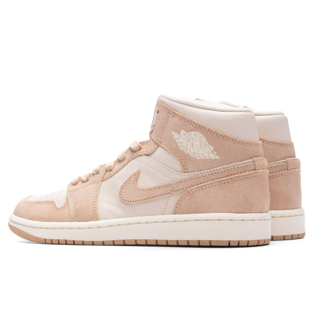 Women's Air Jordan 1 Mid SE - Legend Light Brown/Legend Medium Brown - Image 3