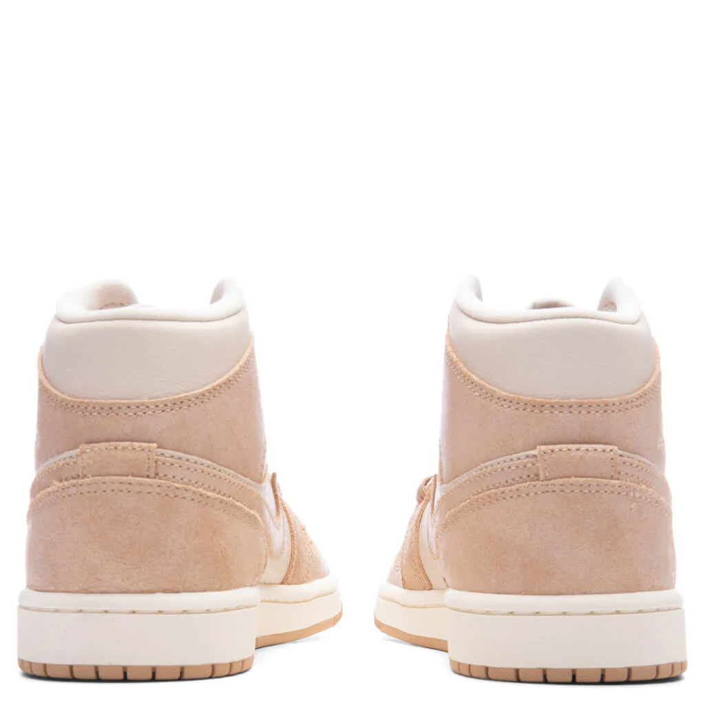 Women's Air Jordan 1 Mid SE - Legend Light Brown/Legend Medium Brown - Image 4