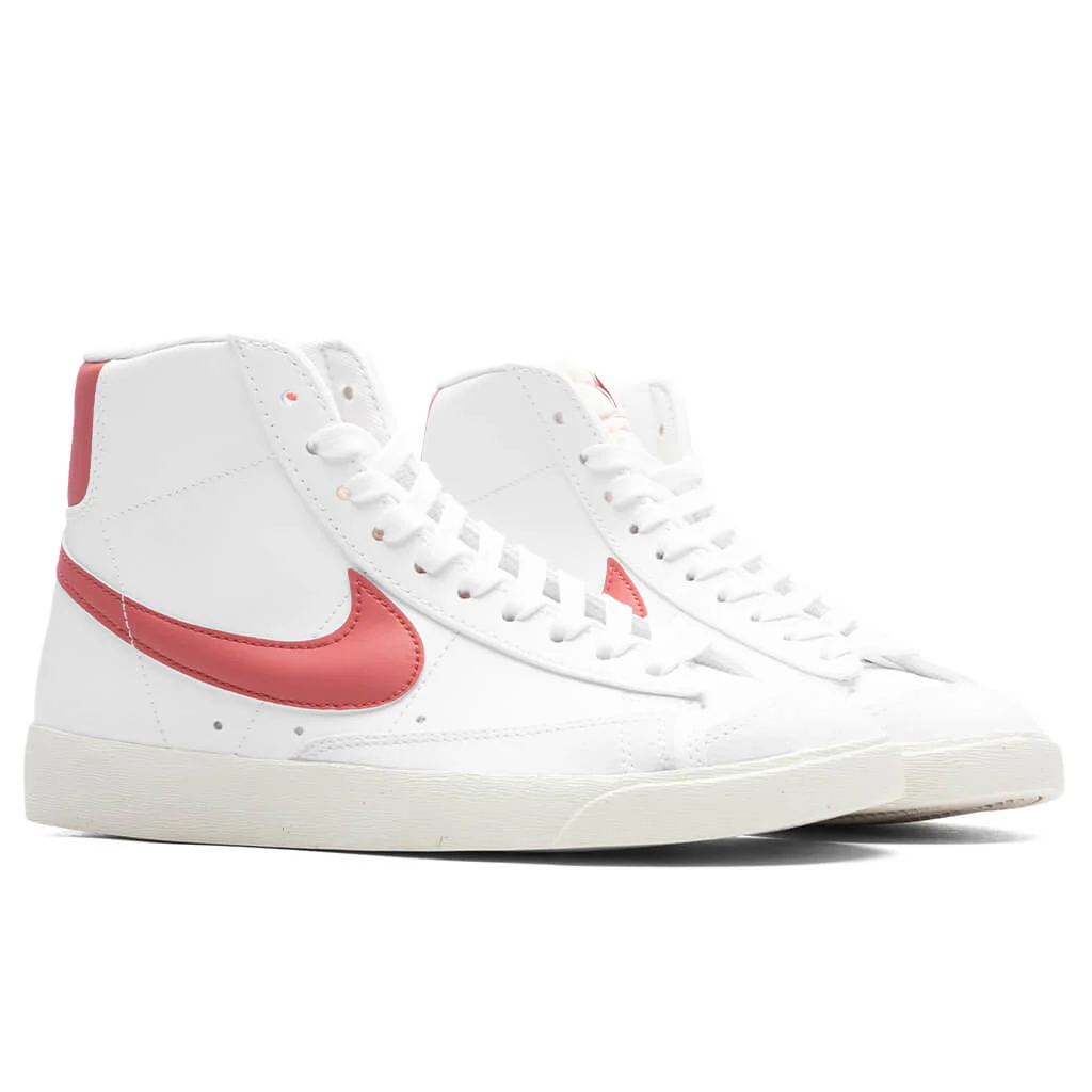 Women's Blazer Mid '77 NN - White/Adobe/Red Stardust - Image 2