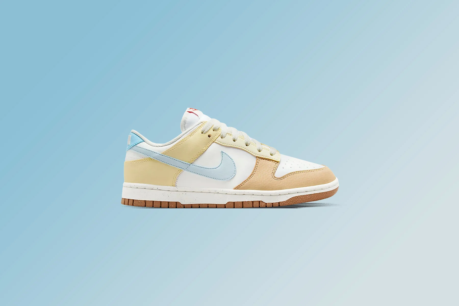 Women's Dunk Low 'Soft Yellow' - Summit White/Glacier Blue/Aquarius Blue - Image 5