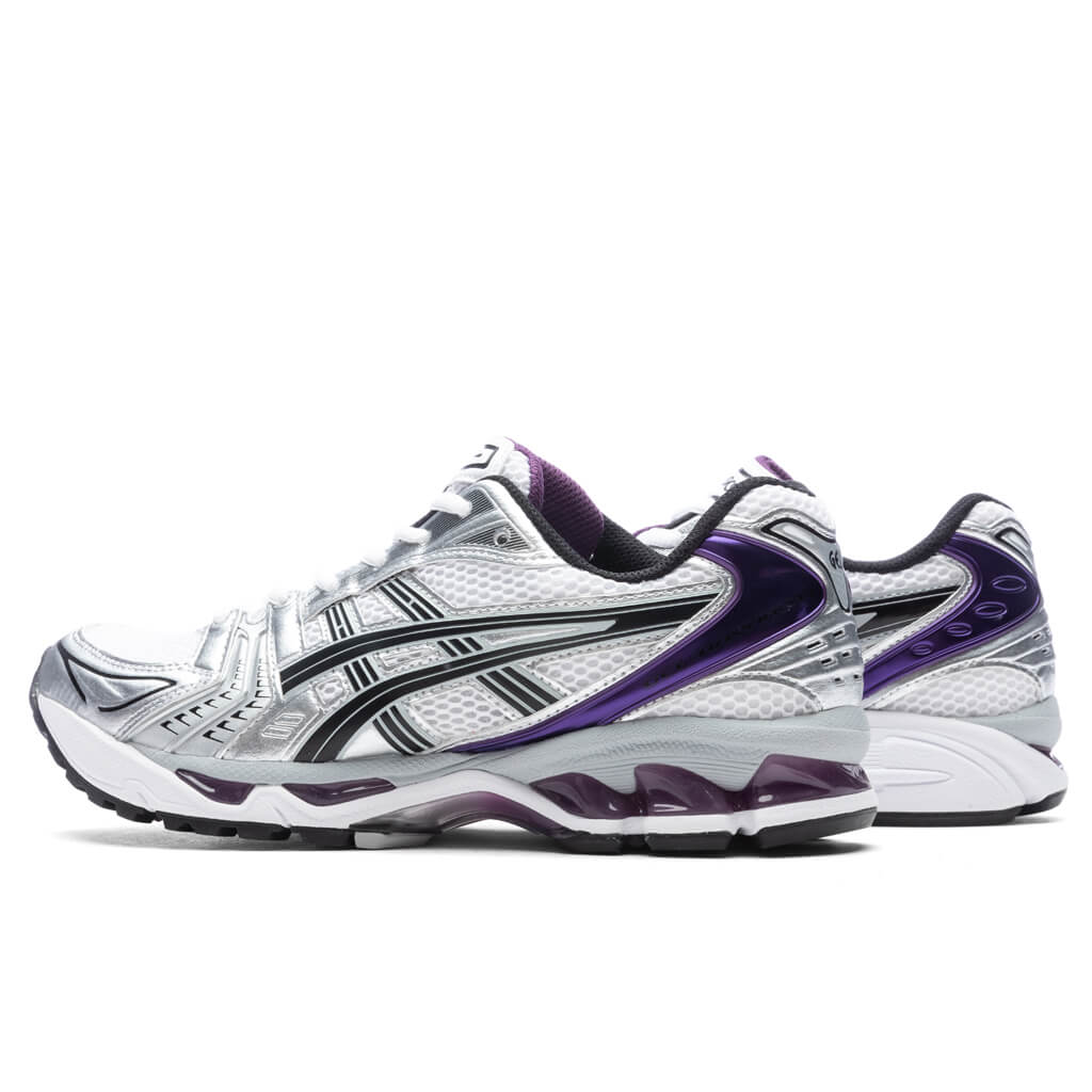 Women's Gel-Kayano 14 - White/Dark Grape - Image 3