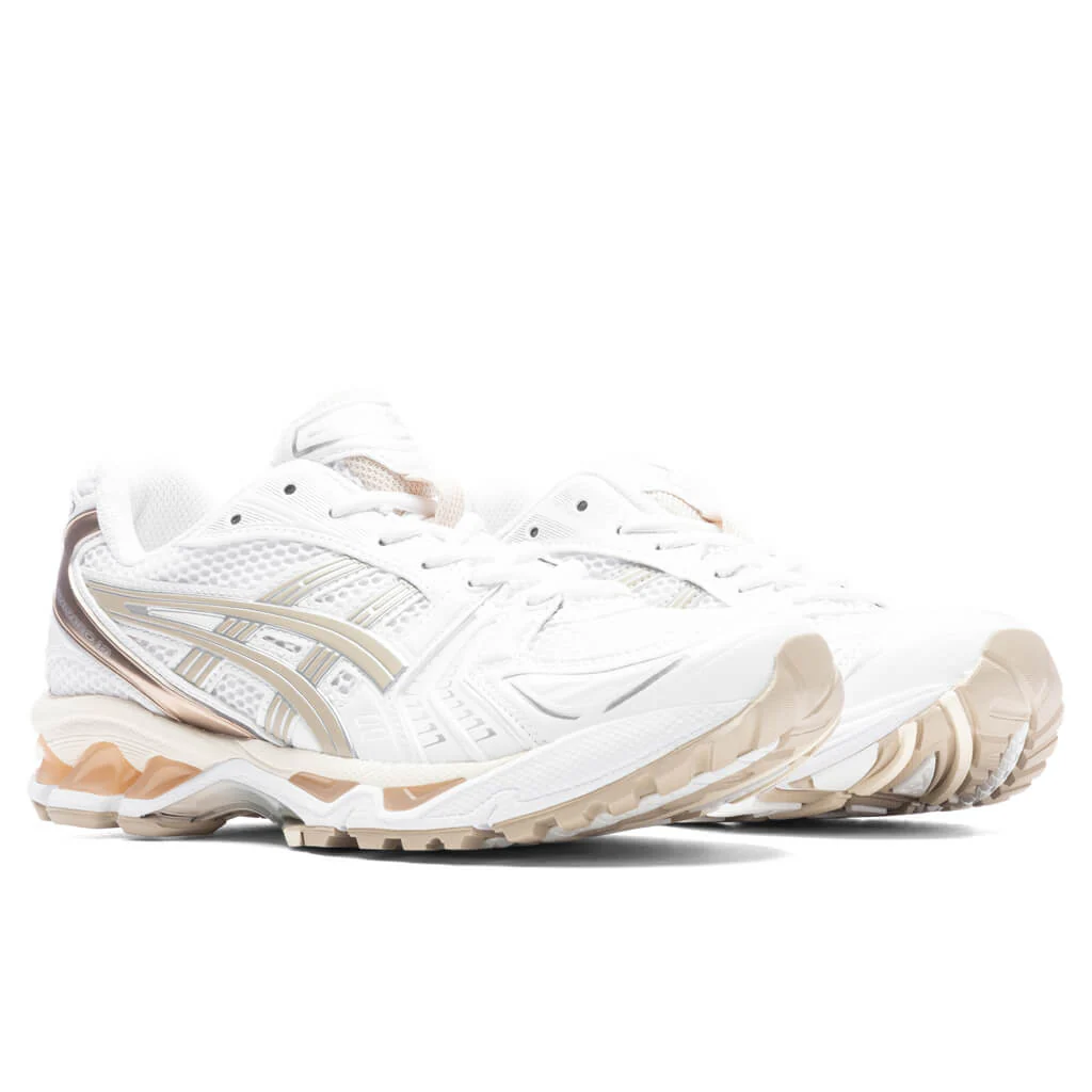 Women's Gel-Kayano 14 - White/Simply Taupe - Image 2