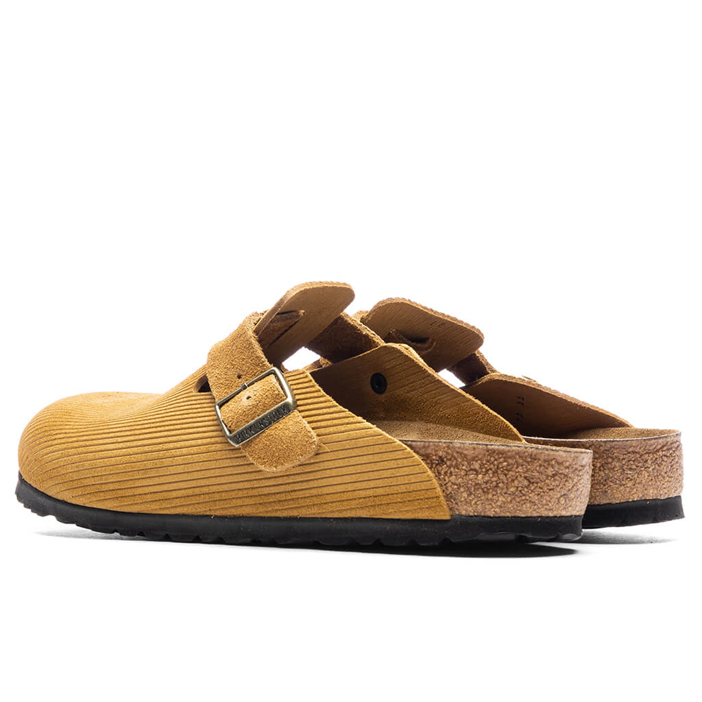 Women's Narrow Boston Suede Embossed - Cork Brown - Image 3