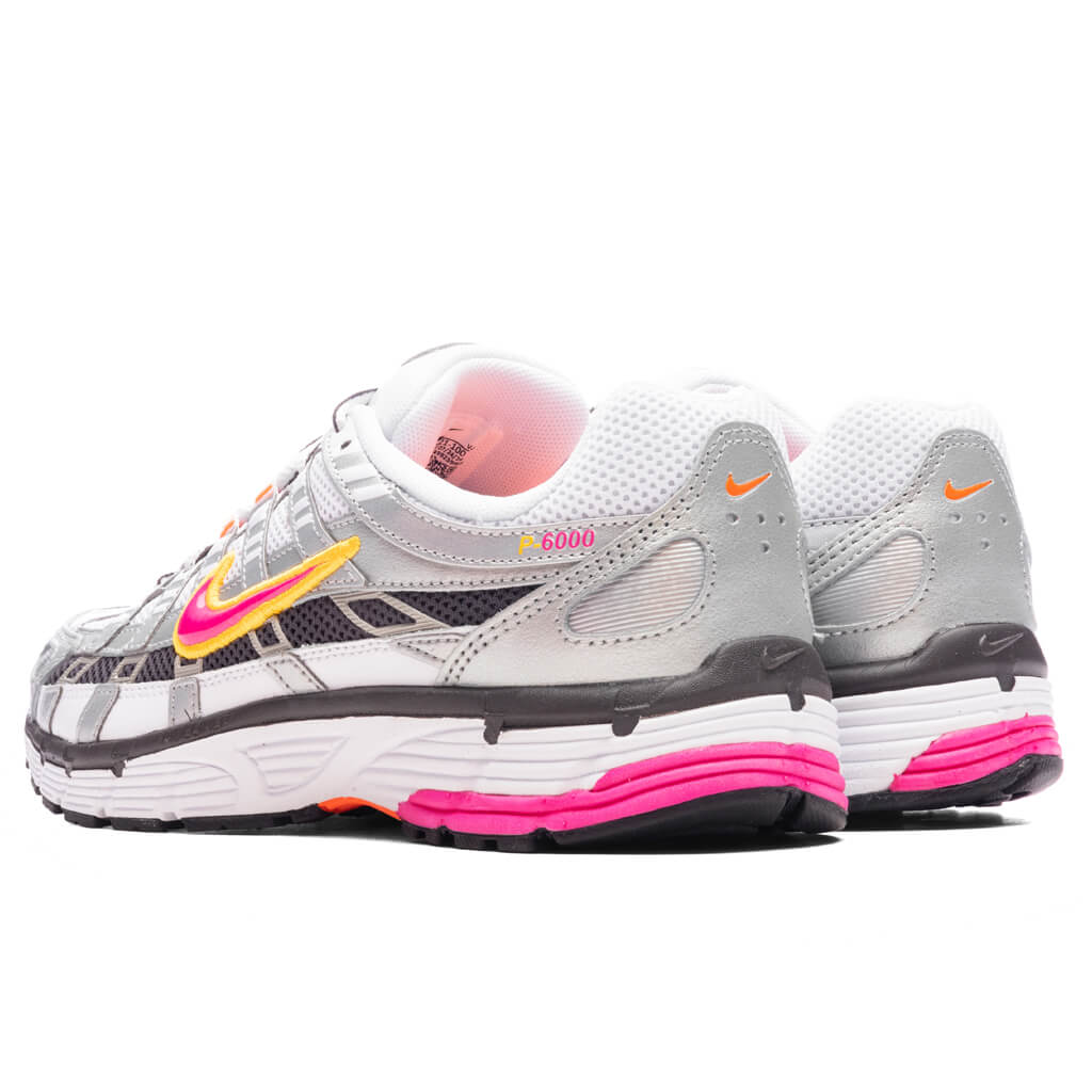 Women's P-6000 - White/Laser Fuchsia/Metallic Platinum - Image 3