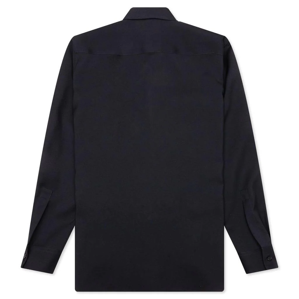Button Up Shirt - Navy - Image 2