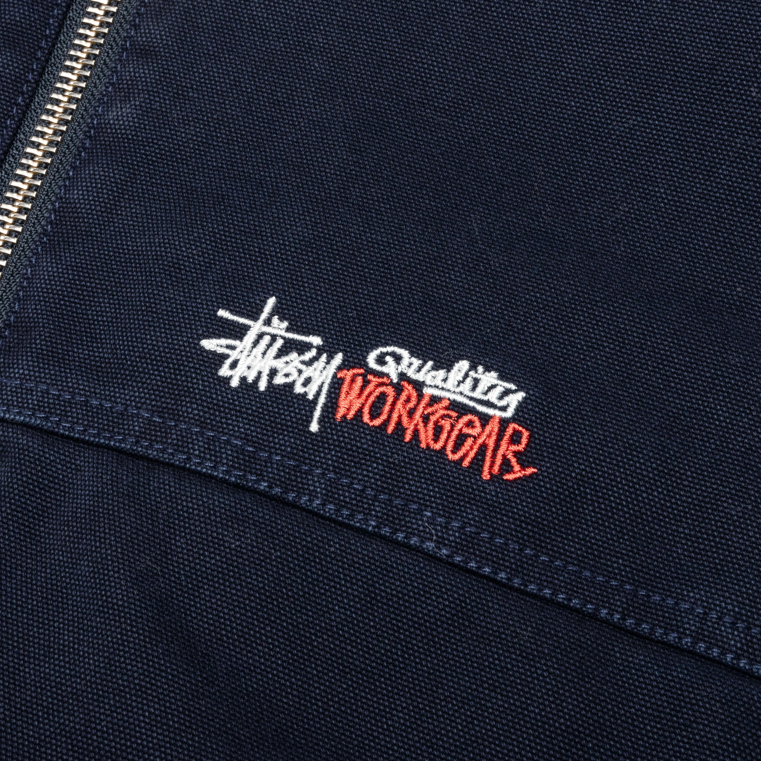 Work Jacket Insulated Canvas - Navy - Image 4