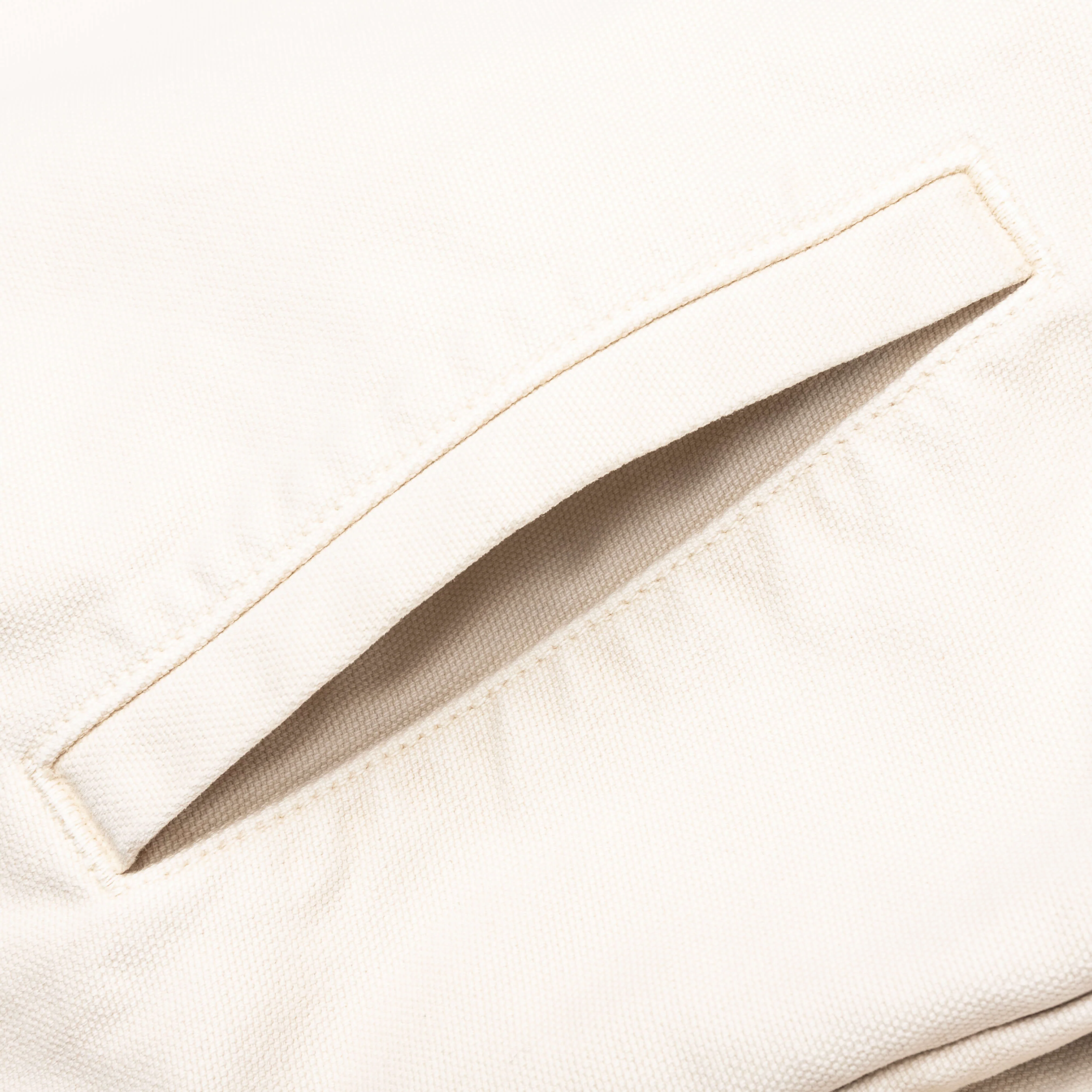 Work Jacket Unlined Canvas - Vintage Natural - Image 4